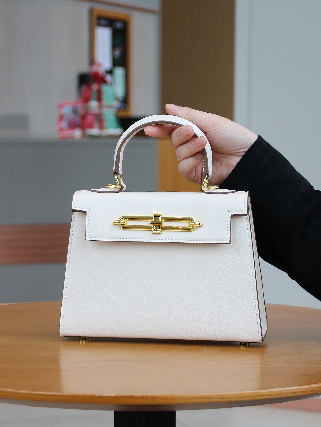 Temperament small bag palm print