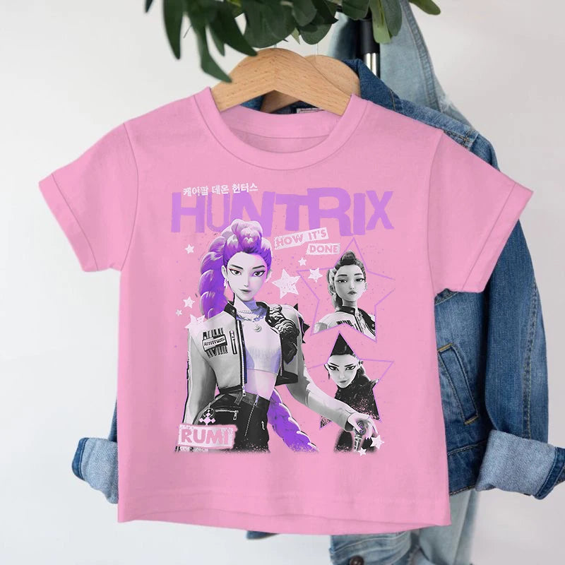 Demon Hunters Saja Cartoon T-shirt