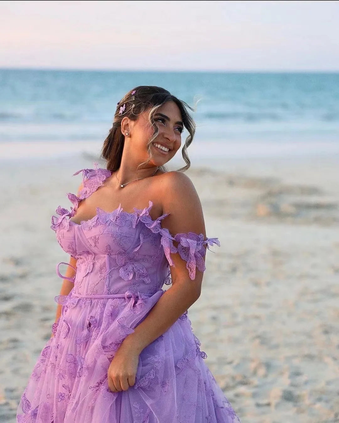 Sleeveless Lace Spliced Loose Floor Length Summer High Waist