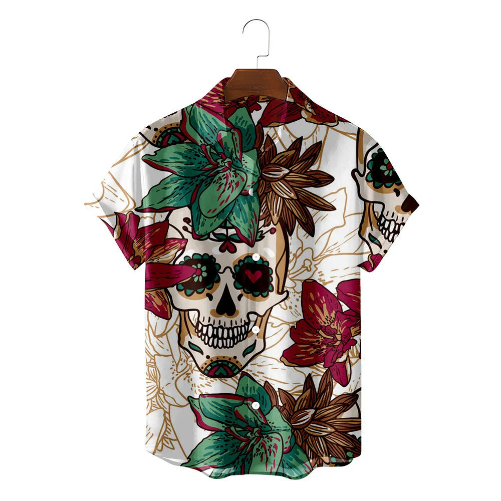 Casual Hawaiian Vacation Trend men's Cardigan Top Breathable