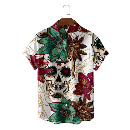 Casual Hawaiian Vacation Trend men's Cardigan Top Breathable