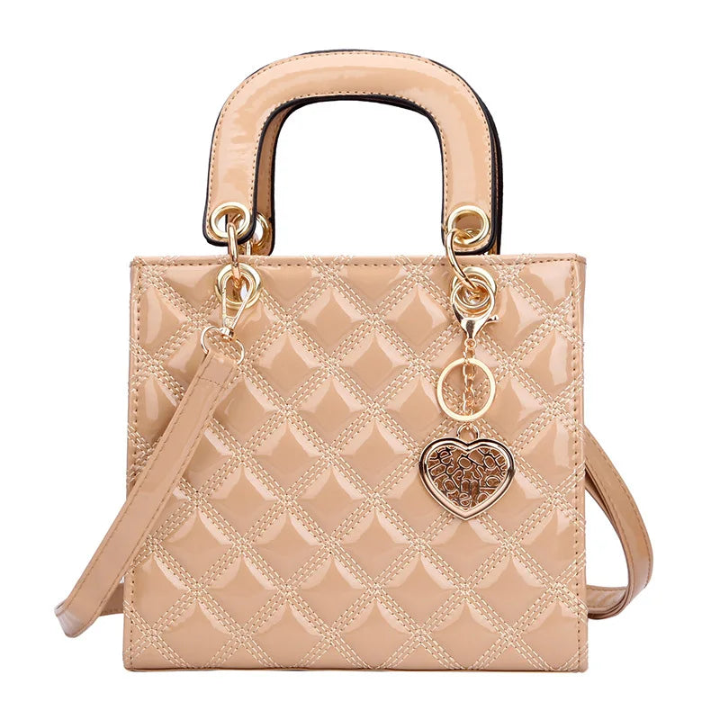 Diamond Stripe Women Handbag