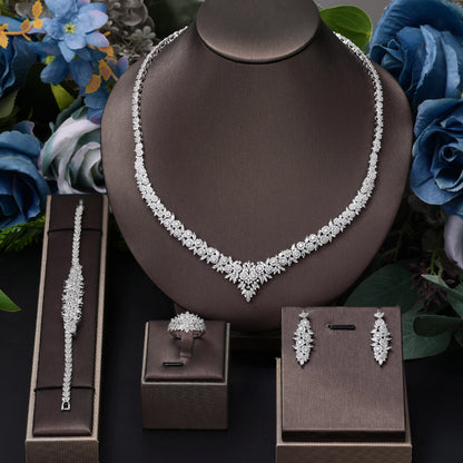Cubic Zirconia Dubai Jewelry Set