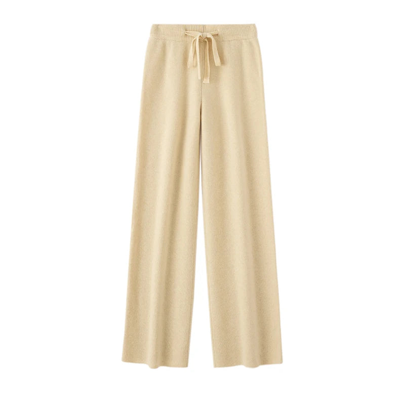 Merino Wool Women's Pants Straight