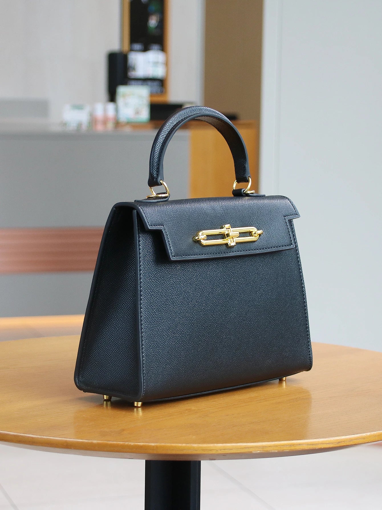 Temperament small bag palm print