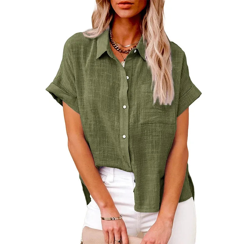 Linen Casual T-Shirt