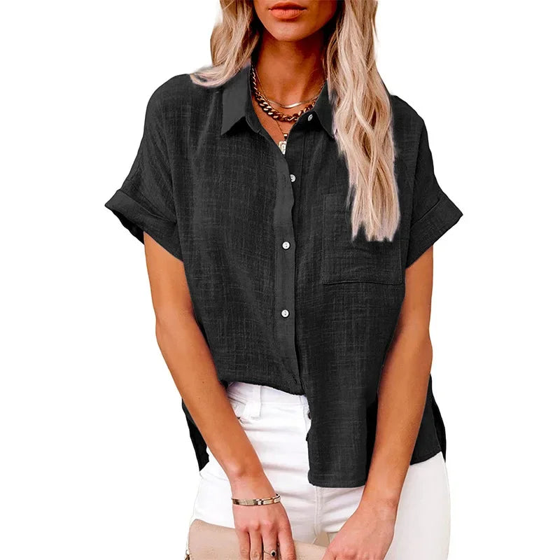 Linen Casual T-Shirt