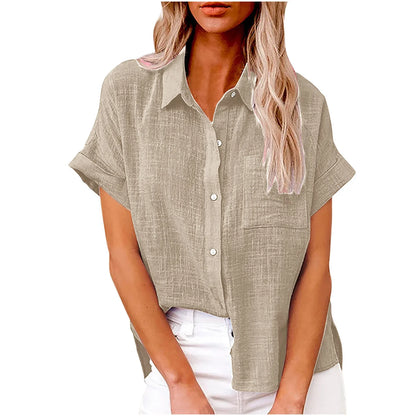 Linen Casual T-Shirt