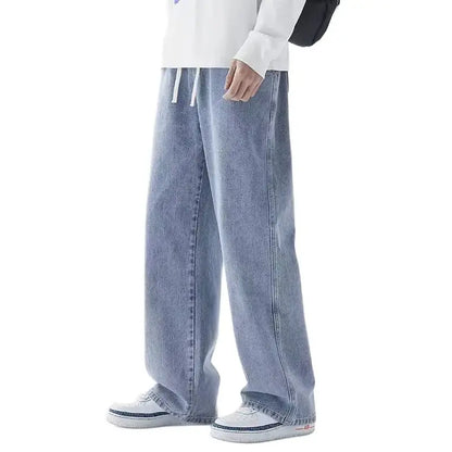 Men's Casual Long Jeans Classic Man Straight