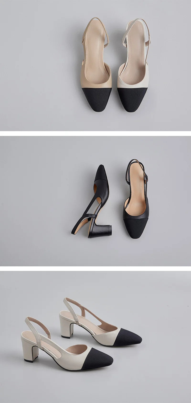 Summer Party Thick Genuine Leather Heel