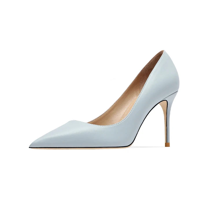 Matte Black Women's High Heels