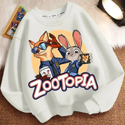 Zootopia 2 Judy Hopps Nick Wild Print Sweatshirt