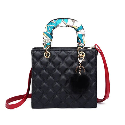 Diamond Stripe Women Handbag