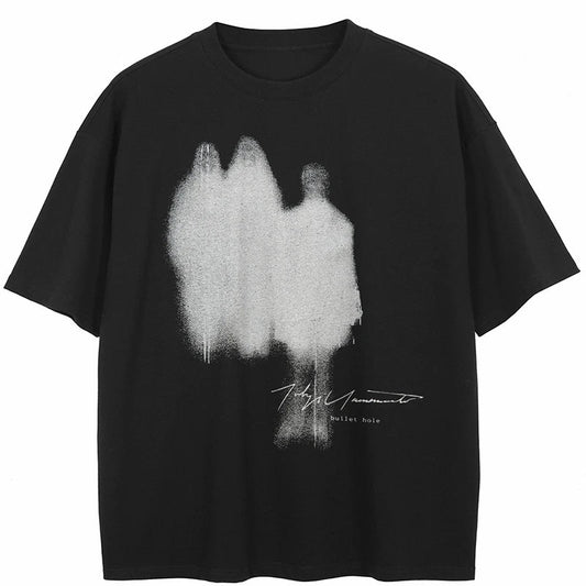 Streetwear Shadow Graphic T-Shirt