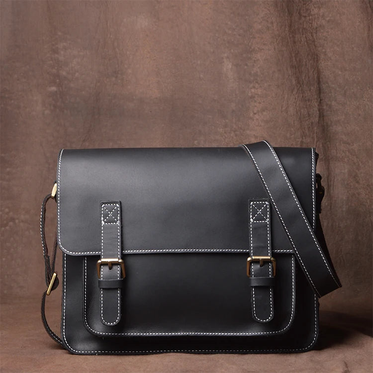 Retro Bag Crazy Horse Leather Bag Men's