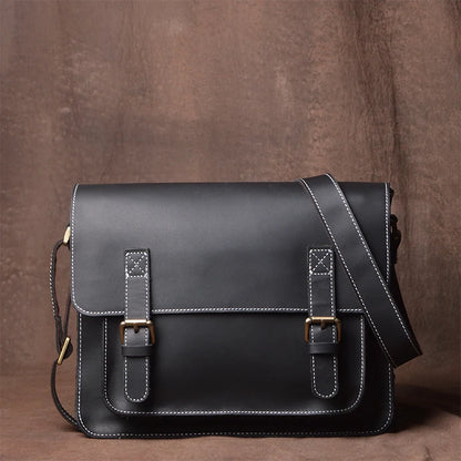 Retro Bag Crazy Horse Leather Bag Men's