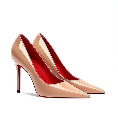 Red Bottoms Pointed Toe High Heels