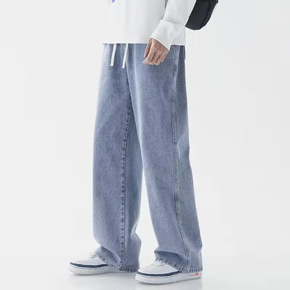 Men's Casual Long Jeans Classic Man Straight