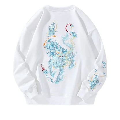 Dragon Embroidery Hoodies Unisex