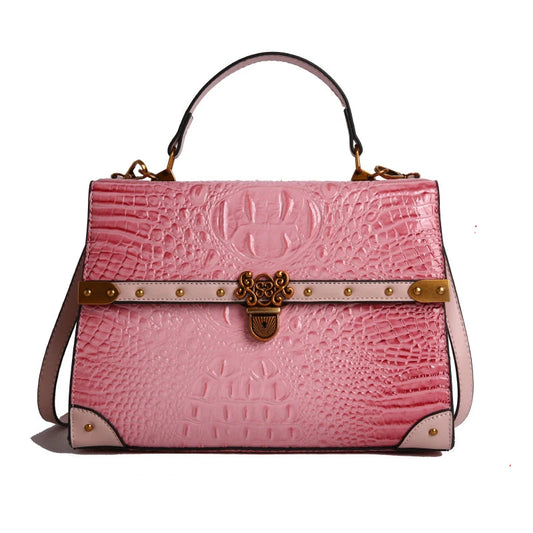 Printed Textured Shoulder Bag