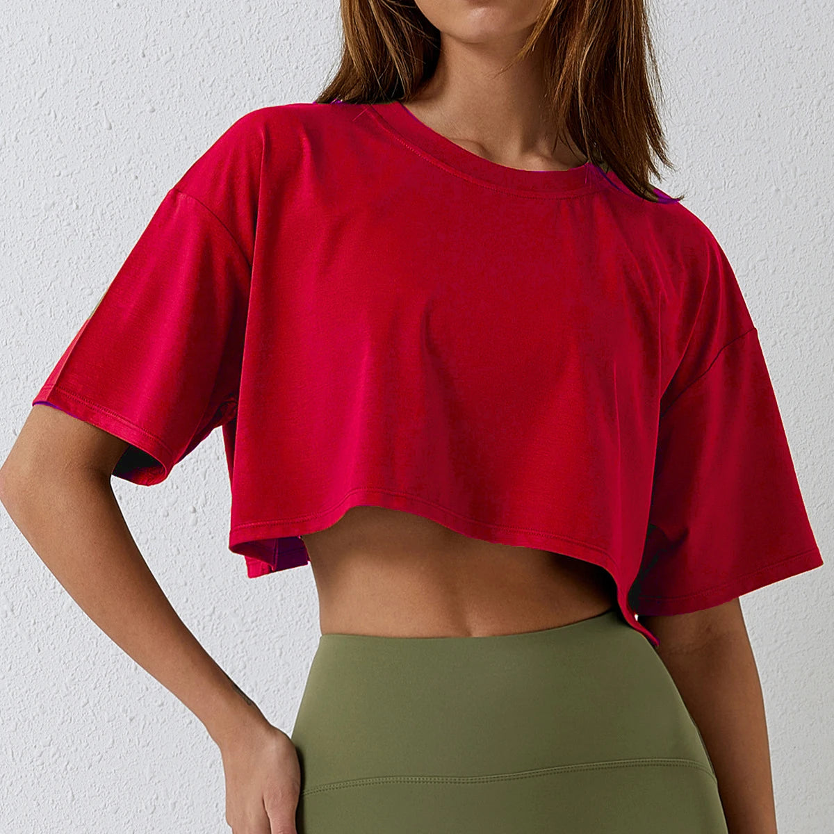 Navel Baring Loose Shirts