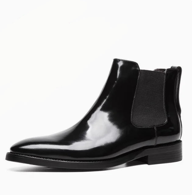 Men's Chelsea Boots, Glossy Leather