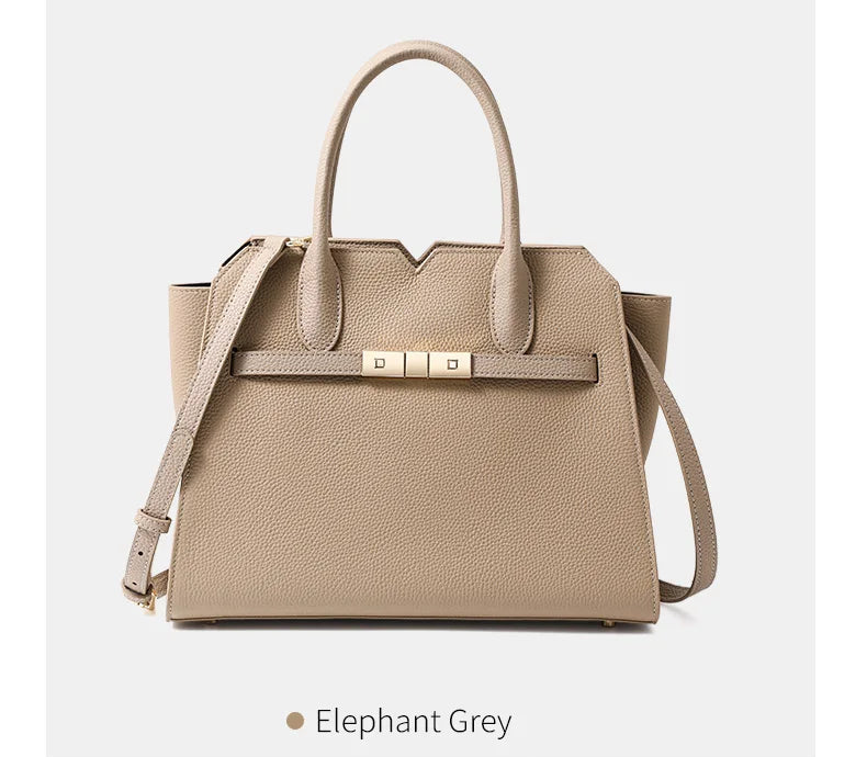 Leather Birkin Bag for Women – New Style, Large-Capacity, Single-Shoulder & Hand-Held