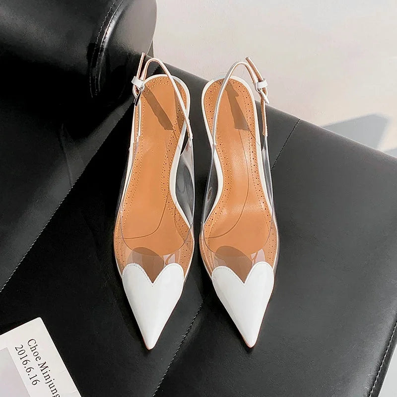 Fashion Heart Design Women Pumps