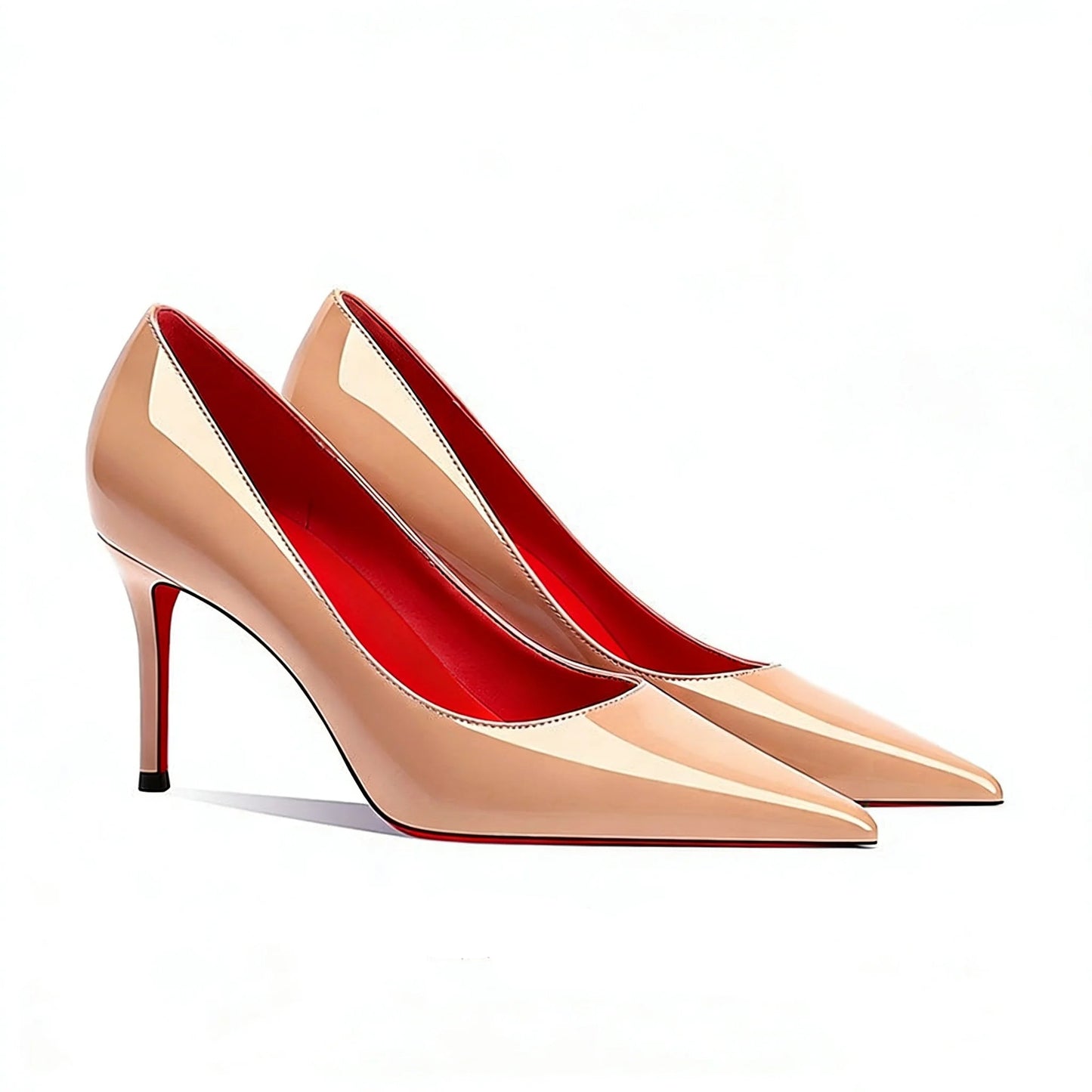 Red Bottoms Pointed Toe High Heels