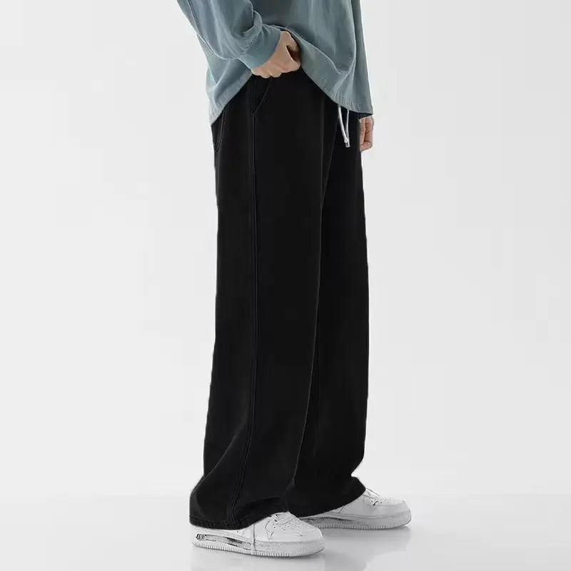 Men's Casual Long Jeans Classic Man Straight