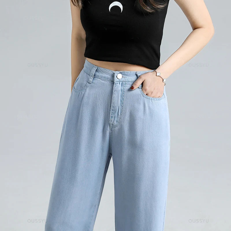 Baggy Wide Leg Denim Pants