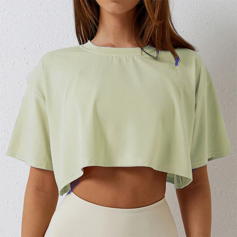 Navel Baring Loose Shirts
