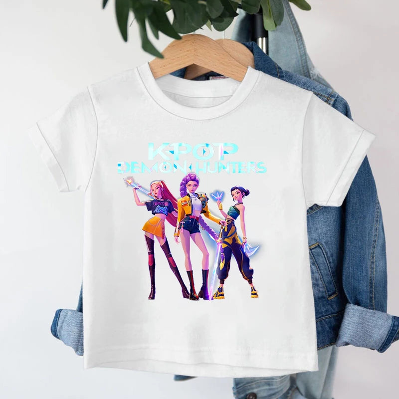 Demon Hunters Saja Cartoon T-shirt