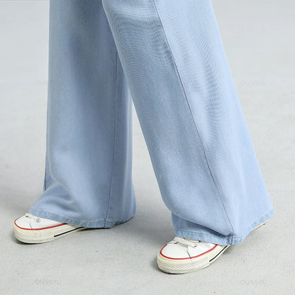 Baggy Wide Leg Denim Pants