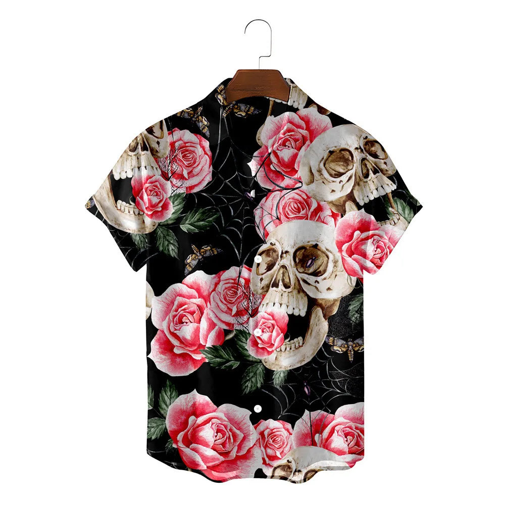 Casual Hawaiian Vacation Trend men's Cardigan Top Breathable