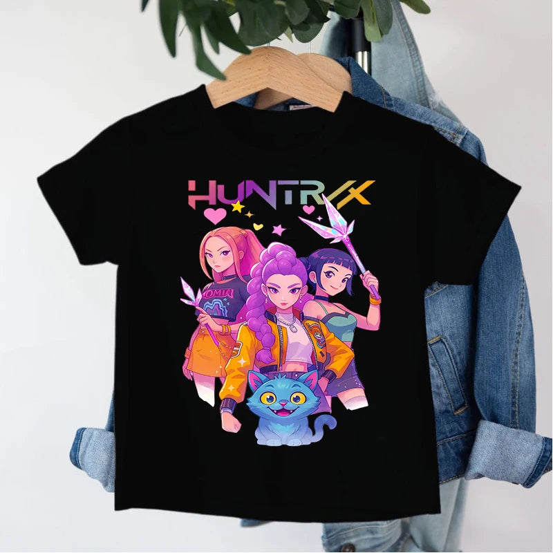 Demon Hunters Saja Cartoon T-shirt