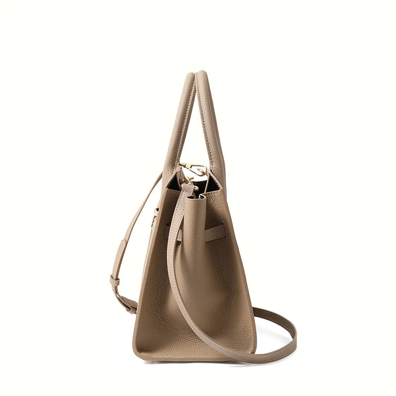 Leather Birkin Bag for Women – New Style, Large-Capacity, Single-Shoulder & Hand-Held