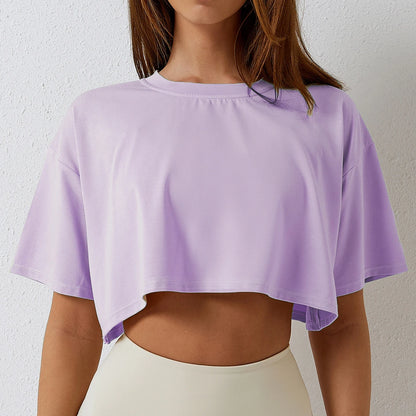 Navel Baring Loose Shirts