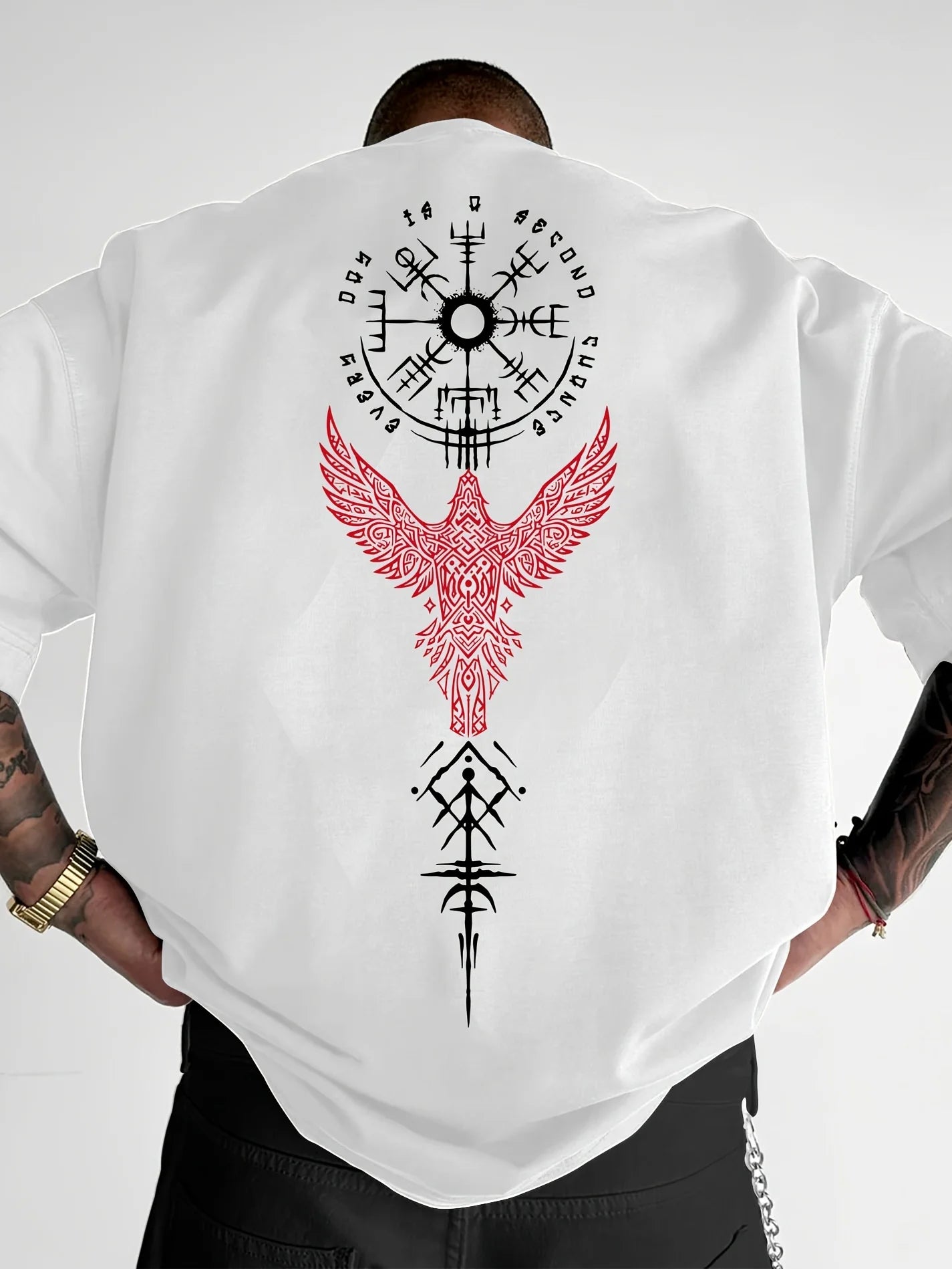 Astronaut landing round neck short sleeved T-shirt for Unisex