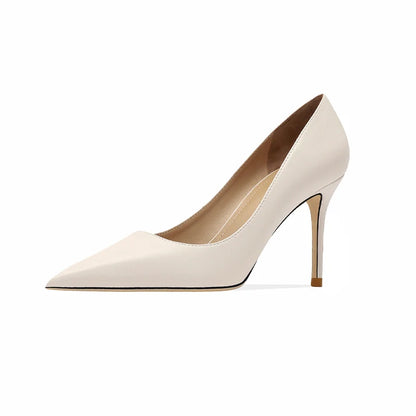 Matte Black Women's High Heels