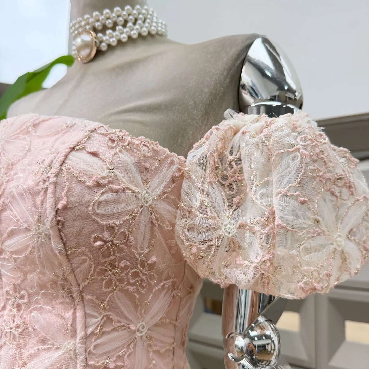 Corset Ball Gown Elegant Lace Peplum Strapless Dress