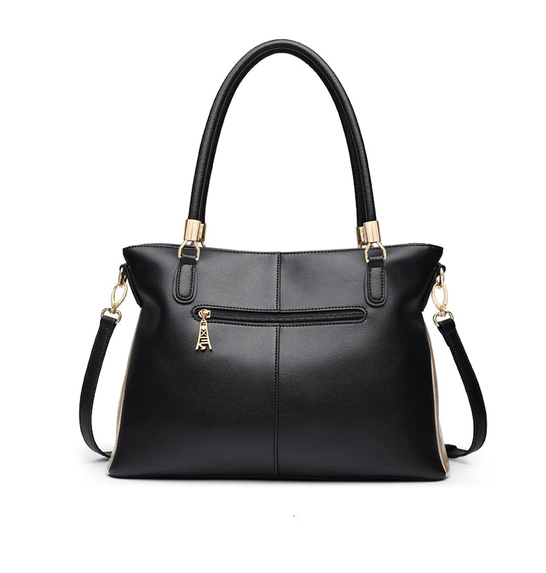 Cowhide Shoulder Tote Bag