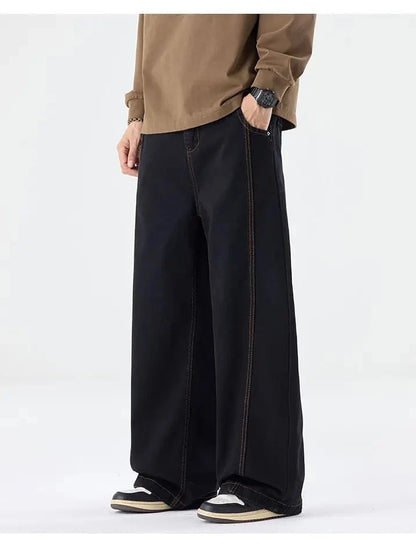 Baggy Versatile Jeans Asian Cargo Pants