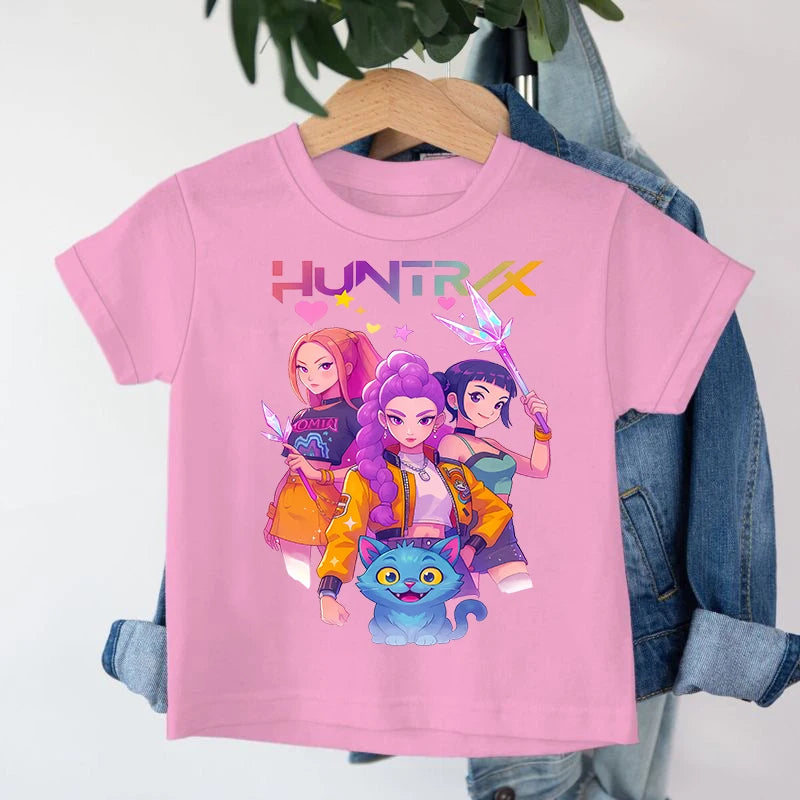 Demon Hunters Saja Cartoon T-shirt