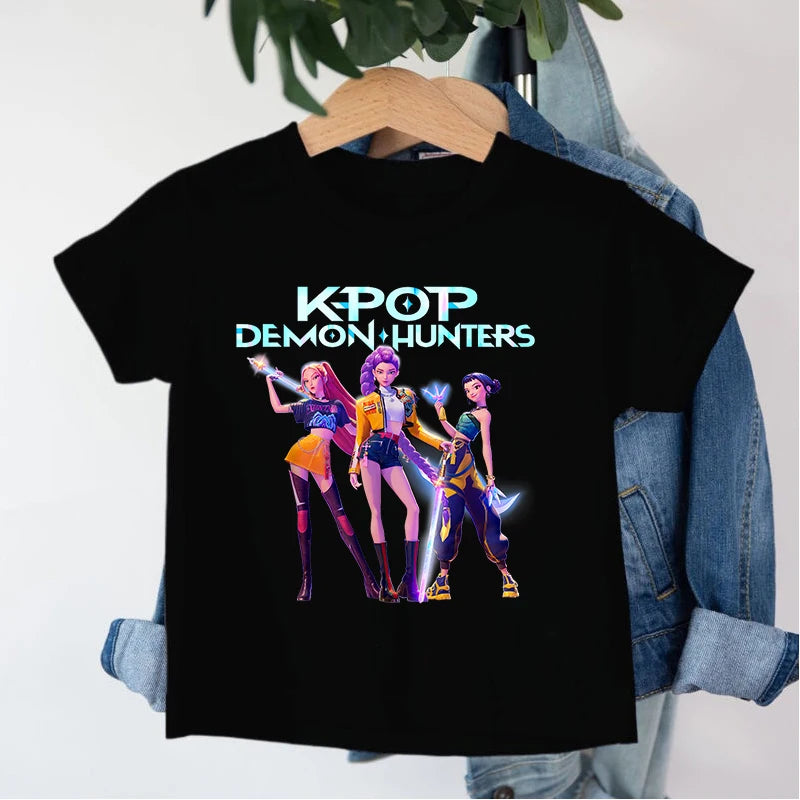 Demon Hunters Saja Cartoon T-shirt