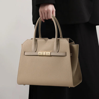 Leather Birkin Bag for Women – New Style, Large-Capacity, Single-Shoulder & Hand-Held
