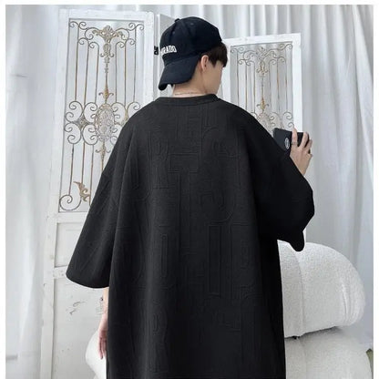 Men's Tracksuit Solid color tracksuit loose