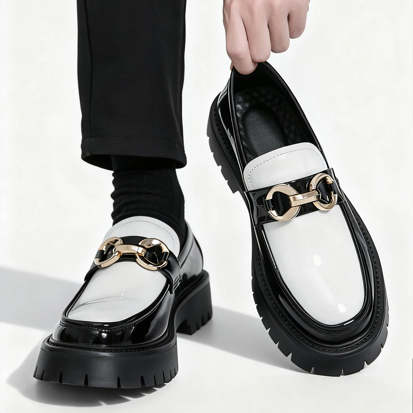 Classic Fashion Thick Sole Men's Penny Loafers