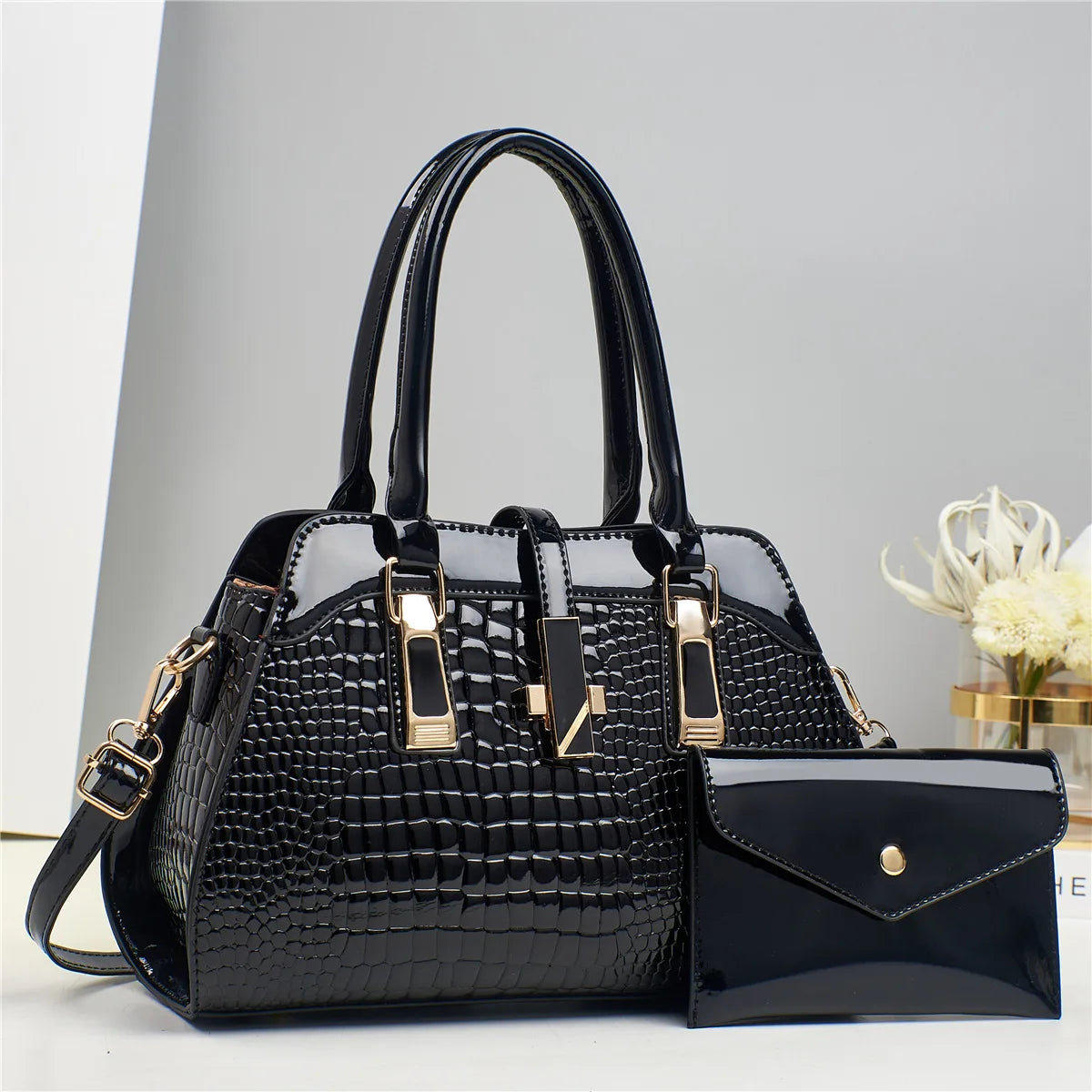 Crocodile Handbag for Women