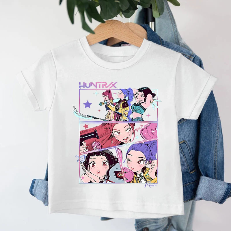 Demon Hunters Saja Cartoon T-shirt